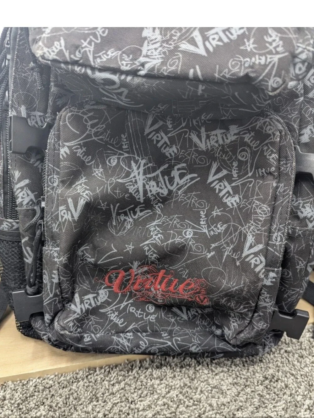 Virtue Gear Paintball Backpack Extra Wide Many Pocket Stylish Adjustable Pack